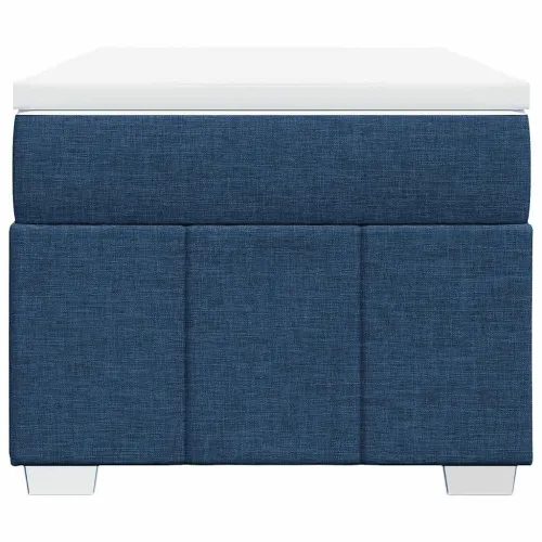 Boxspring - Krevet s oprugama i madracem plavi 100 x 200 cm od tkanine - Plava 100 x 200 cm Cijena