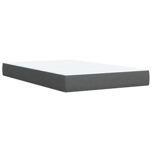 Krevet box spring s madracem tamnosivi 120 x 190 cm tkanina - Tamno siva 120 x 190 cm Cijena