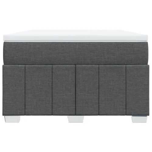 Krevet box spring s madracem tamnosivi 120 x 190 cm tkanina - Tamno siva 120 x 190 cm Cijena