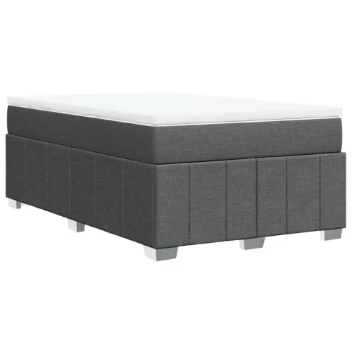 Krevet box spring s madracem tamnosivi 120 x 190 cm tkanina - Tamno siva 120 x 190 cm Cijena