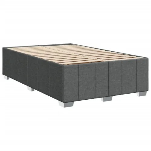 Krevet box spring s madracem tamnosivi 120 x 190 cm tkanina - Tamno siva 120 x 190 cm Cijena