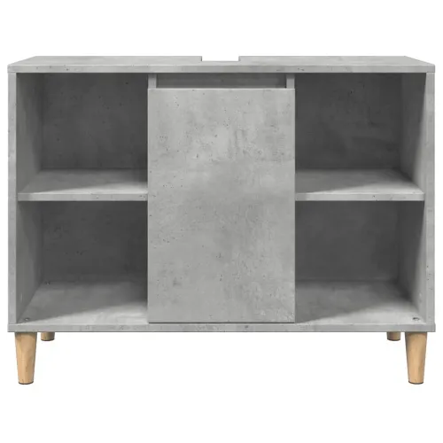Kupaonski ormarić boja betona 80x33x60 cm od konstruiranog drva - Beton siva Cijena