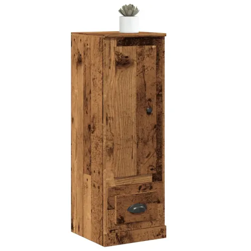 Visoka boja starog drva 36x35,5x103,5 cm konstruirano drvo - Staro drvo Cijena