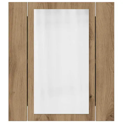 LED kupaonski ormarić s ogledalom boja hrasta 40x12x45cm drveni - Hrast artisan Cijena