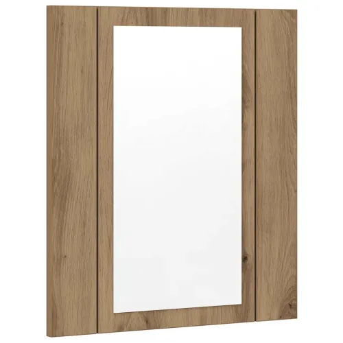 LED kupaonski ormarić s ogledalom boja hrasta 40x12x45cm drveni - Hrast artisan Cijena