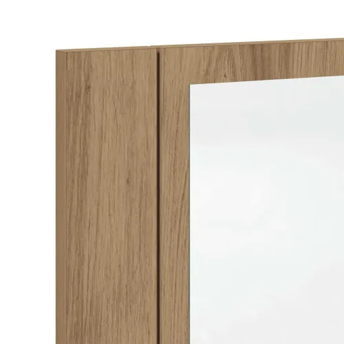 LED kupaonski ormarić s ogledalom boja hrasta 40x12x45cm drveni - Hrast artisan Cijena