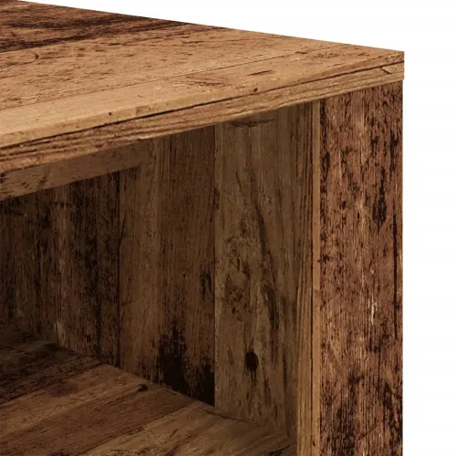 Klupa za cipele boja staro drvo 100x35x45 cm konstruirano drvo - Staro drvo Cijena