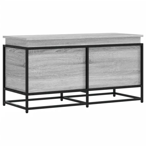Kutija za pohranu boja hrasta 100x40x51,5 cm konstruirano drvo - Sivi hrast sonoma 100 x 40 x 51.5 cm Cijena
