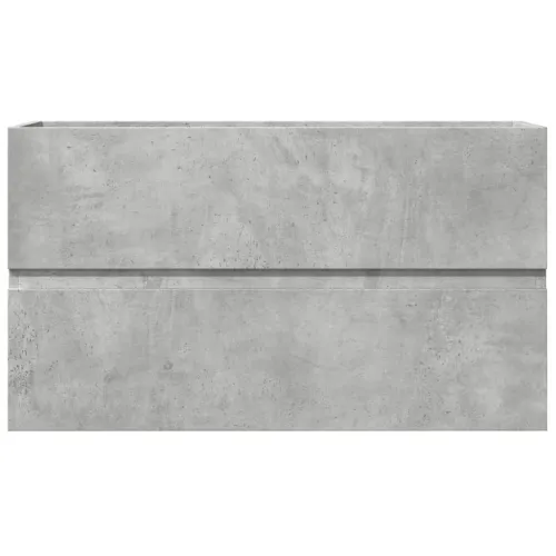 Ormarić za Lavabo - Umivaonik boja betona 90x38,5x45cm konstruirano drvo - Beton siva 90 x 38.5 x 45 cm Cijena