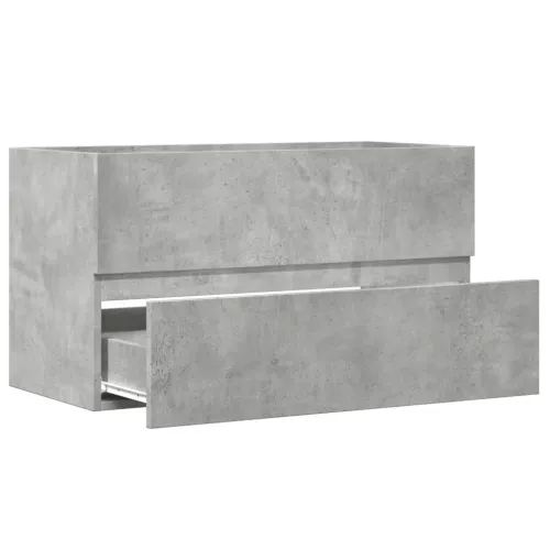 Ormarić za Lavabo - Umivaonik boja betona 90x38,5x45cm konstruirano drvo - Beton siva 90 x 38.5 x 45 cm Cijena
