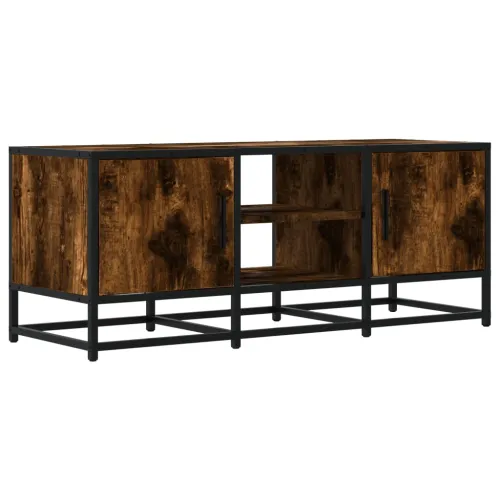 TV ormarić boja dimljenog hrasta 100x35x41 cm konstruirano - Dimljeni hrast 1 100 cm Cijena