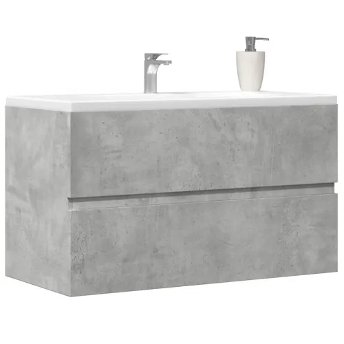 Kupaonski viseći ormarić siva boja betona 80x38,5x45 cm drveni - Beton siva 80 x 38.5 x 45 cm Cijena