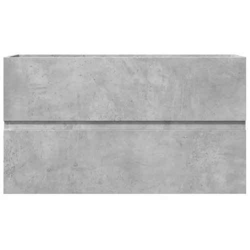 Kupaonski viseći ormarić siva boja betona 80x38,5x45 cm drveni - Beton siva 80 x 38.5 x 45 cm Cijena