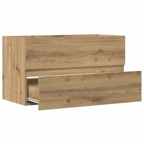 Kupaonski viseći ormarić boja hrasta 80 x 38,5 x 45 cm drveni - artisian oak 80 x 38.5 x 45 cm 1 1 Cijena