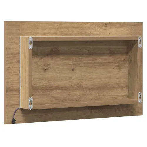 Kupaonsko ogledalo s LED svjetlom boja hrasta 60x8,5x38 cm - Hrast artisan Cijena