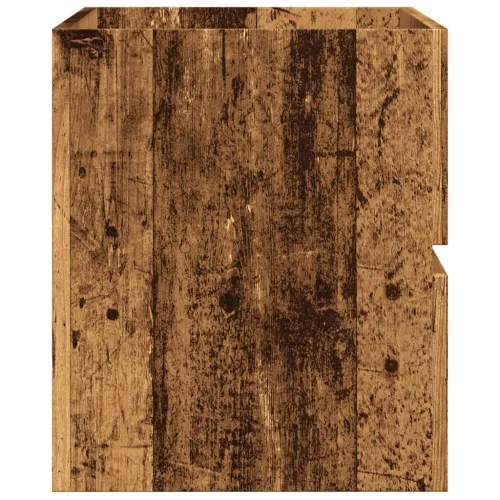 Kupaonski viseći ormarić boja starog drva 80x38,5x45 cm drveni - Staro drvo 80 x 38.5 x 45 cm Cijena