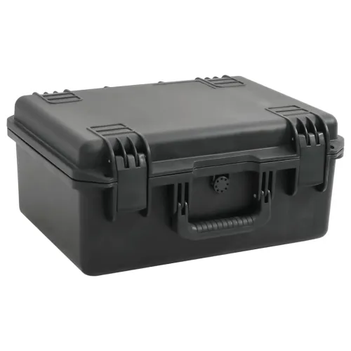 Prijenosni kovčeg crni 49x38x23 cm od PP-a - Crna 49 x 38 x 23 cm 49 x 38 x 23 cm Crna Cijena