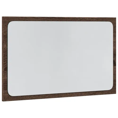 LED kupaonsko ogledalo boja smeđeg hrasta 60x8,5x38 cm drveno - Smeđi hrast Cijena