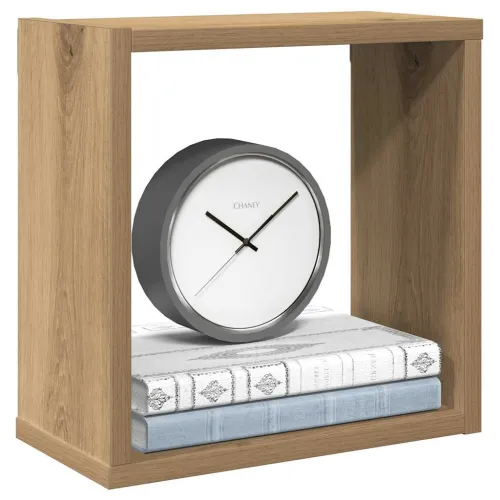 Kockaste zidne police 2 kom boja hrasta 30x15x30 cm drvene - Hrast artisan 30 x 15 x 30 cm 2 Cijena