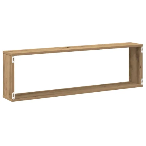 Kockaste zidne police 4 kom boja hrasta 100x15x30 cm drvene - Hrast artisan 100 x 15 x 30 cm 4 Cijena
