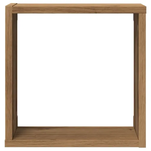 Kockaste zidne police 4 kom boja hrasta 30x15x30 cm drvene - Hrast artisan 30 x 15 x 30 cm 4 Cijena