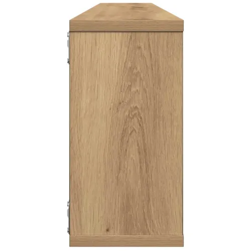 Kockaste zidne police 2 kom boja hrasta 100x15x30 cm drvene - Hrast artisan 100 x 15 x 30 cm 2 Cijena