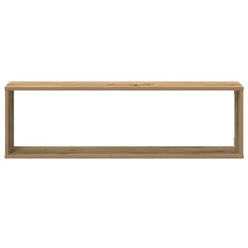 Kockaste zidne police 2 kom boja hrasta 100x15x30 cm drvene - Hrast artisan 100 x 15 x 30 cm 2 Cijena