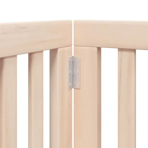 Vrata za pse s vratima sklopiva 6 panela 300 cm drvo topole - Prirodna 50 x 60 x 2 cm 6 Cijena