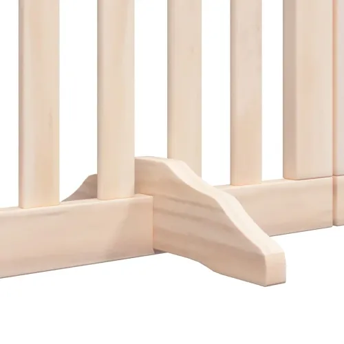 Vrata za pse s vratima sklopiva 6 panela 300 cm drvo topole - Prirodna 50 x 60 x 2 cm 6 Cijena