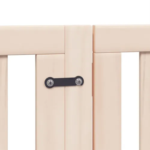Vrata za pse s vratima sklopiva 6 panela 300 cm drvo topole - Prirodna 50 x 60 x 2 cm 6 Cijena