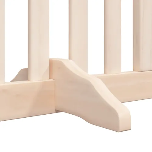 Vrata za pse s vratima sklopiva 4 panela 320 cm drvo topole - Prirodna 80 x 60 x 2 cm 4 Cijena