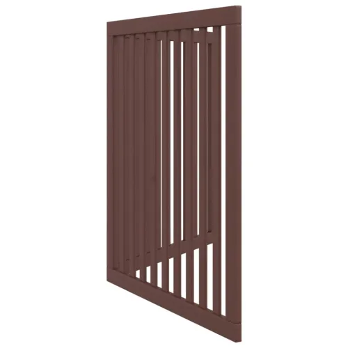 Vrata za pse s 2 panela sklopiva smeđa 160 cm od drva topole - Smeđa 80 x 90 x 2 cm 2 Cijena