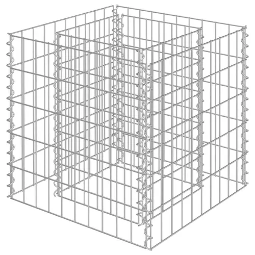 Gabionska sadilica od pocinčanog čelika 50 x 50 x 50 cm - 50 x 50 x 50 cm 1 Cijena