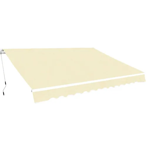 Sklopiva tenda na ručno upravljanje 400 cm krem - Krema 400 cm Cijena