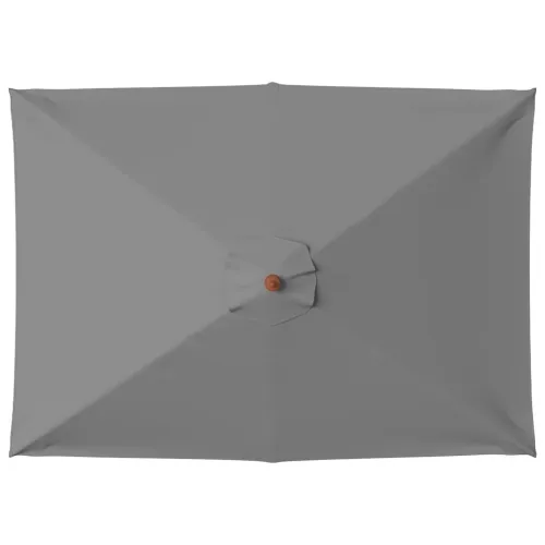 Vanjski suncobran s drvenim stupom 150 x 200 cm antracit - Antracit Cijena