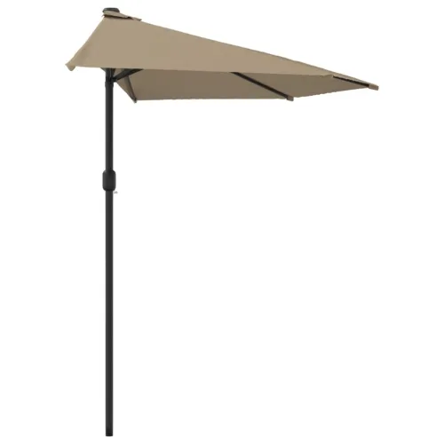 Balkonski suncobran s aluminijskom šipkom 300 x 155 cm bež - Sivo-smeđa 1 Cijena
