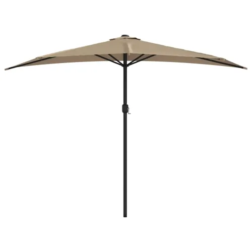 Balkonski suncobran s aluminijskom šipkom 300 x 155 cm bež - Sivo-smeđa 1 Cijena