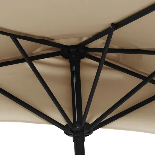 Balkonski suncobran s aluminijskom šipkom 300 x 155 cm bež - Sivo-smeđa 1 Cijena