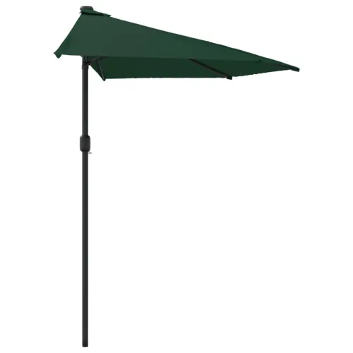 Balkonski suncobran s aluminijskom šipkom 270 x 144 cm zeleni - Zelena Cijena