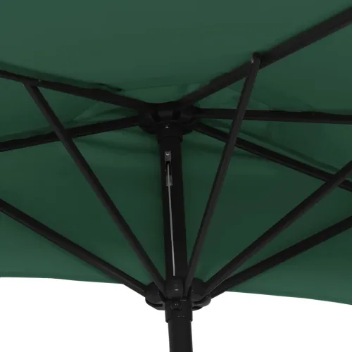 Balkonski suncobran s aluminijskom šipkom 270 x 144 cm zeleni - Zelena Cijena