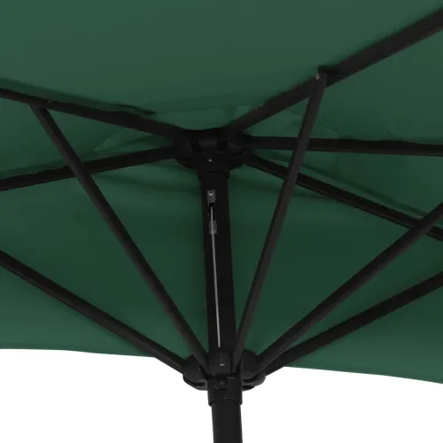 Balkonski suncobran s aluminijskom šipkom 300 x 155 cm zeleni - Tamnozelena Cijena