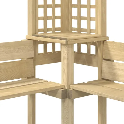 Kutna pergola s klupom od impregnirane borovine Cijena