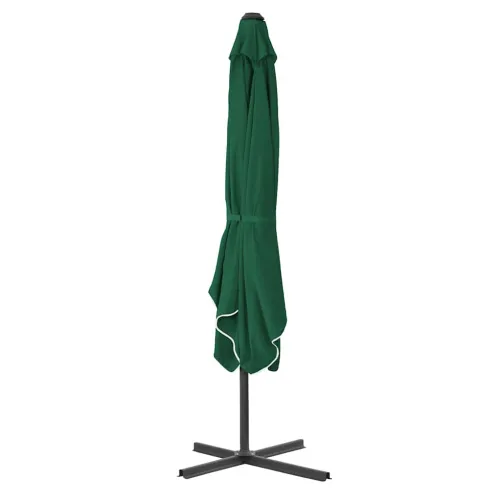Vanjski suncobran s čeličnim stupom 250 x 250 cm zeleni - Svijetlo zelena 1 Cijena