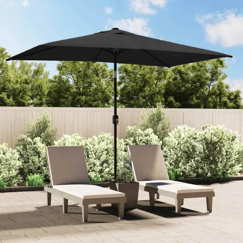 Vanjski suncobran s metalnim stupom 300 x 200 cm antracit - Antracit Cijena