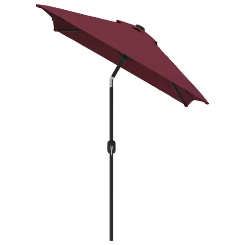 Vanjski suncobran s metalnim stupom 300 x 200 cm bordo - Crvena Cijena