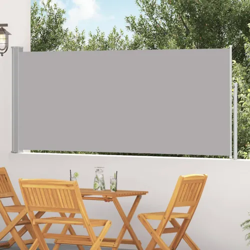 Uvlačiva bočna tenda 117x314 cm siva - Siva 117 x 300 cm 1 Siva Cijena