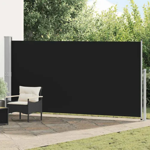 Uvlačiva bočna tenda 160 x 514 cm crna - Crna 160 x 500 cm 1 Crna Cijena