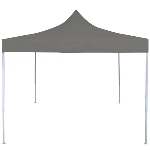 Sklopivi šator za svadbe - šator za zabave 3 x 3 m antracit - Antracit 1 Bez bočnog zida Ne Cijena