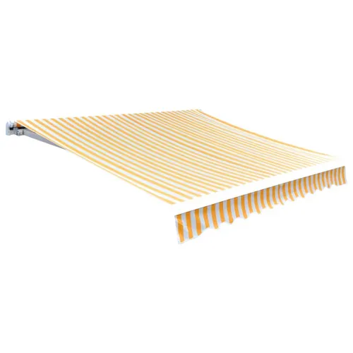 Platno za tendu - Zamjenska tkanina za tendu žuta i bijela 330 x 245 cm poliester - Žuta i bijela 3.5 x 2.5 m 1 Cijena