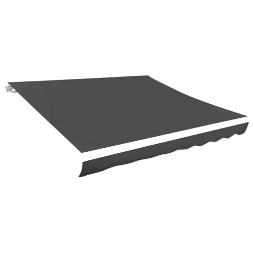 Platno za tendu - Zamjenska tkanina za tendu siva 330x245 cm poliester - Antracit 3.5 x 2.5 m 1 Cijena